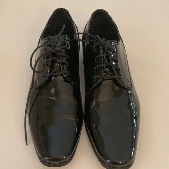 Calvin Klein Shoes Black Patent Dress Shoes Poshmark